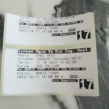 Sincan Ağız ve Diş Sağlığı Polikliniği Dişçi Başından Savdı