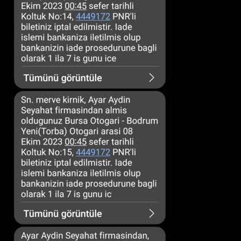 Obilet İptal Ücreti Yatırmaması