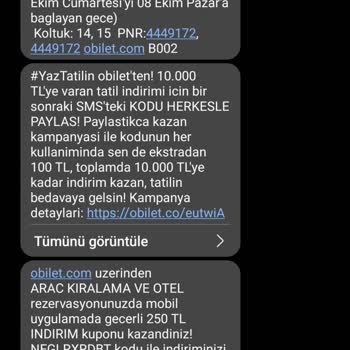 Obilet İptal Ücreti Yatırmaması