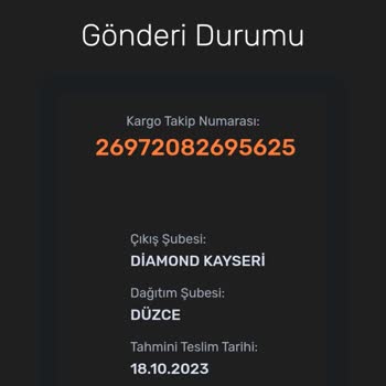 Horoz Lojistik Kargo Teslimatı Nexen Yapılmıyor