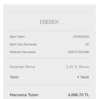 ebebek Para İadesi Yapılmıyor