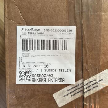 Sürat Kargo Kargo Tesliminin Yapılmaması