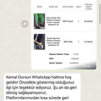 Kemal Dursun Ayakkabı Ayakkabılar Geç Geldi Ve Değişim Süreci Sorunlu