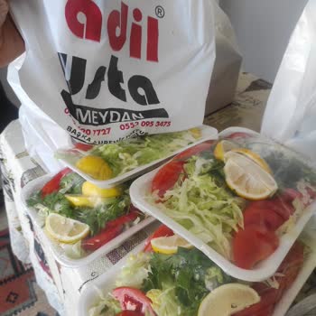 Adil Usta 40 Lahmacun 12 Dilim İp İnce Limon