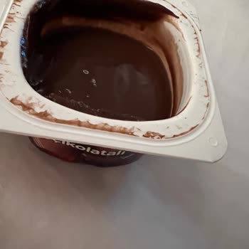 Danone Tikveşli Puding İçinden Çok Az Ürün Çıkıyor