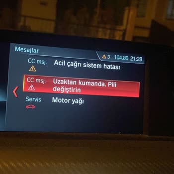 Acil Sistem Uyarısı (sos) BMW 318İ