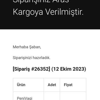 Penivagi.com Ürün Satın Aldım Hiçbir Bilgiye Ulaşamıyorum