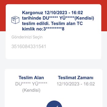 Aras Kargo Paketimi Bana Teslim Etmiyor Başkasına Bırakıyor