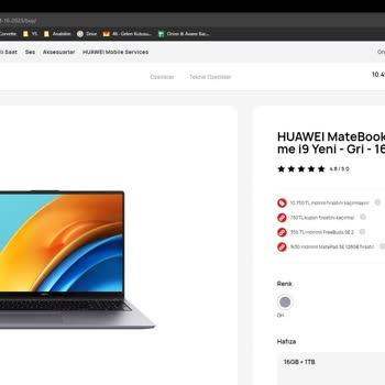 Huawei Anlık Fiyat Değişimi