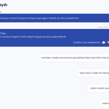 TurkNet Müşteri Hizmetleri Umursamazlığı