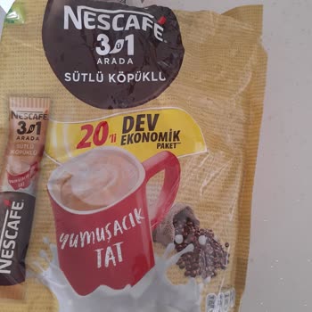 Nescafe Sütlü Köpüklü Kum Var!
