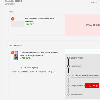 Wnt.com.tr Cep Telefonu 3 Aydan Fazla Zaman Geçmesine Rağmen Bana Teslim Edilmedi