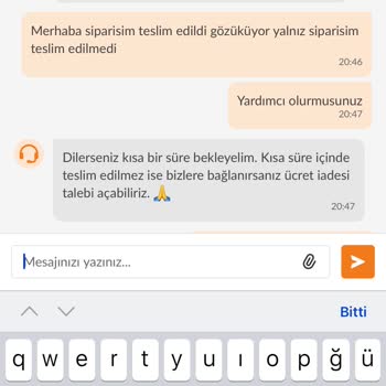 KFC İade Edilmeyen Ücret