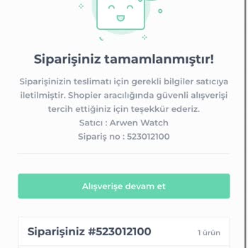 Shopier'den Aldığım Ürün Yerine Değerinin Altında Başka Bir Ürün Geldi