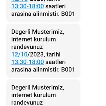 Türk Telekom İnternet Kurulum Tarihi İptali