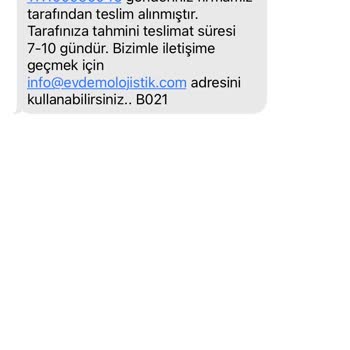 Evdemo Lojistik Evdemo İletişim Problemi