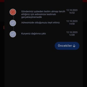 Aras Kargo Kargom Eve Teslim Seçtiğim Halde Şubeden Alınma Diye Girilmiş