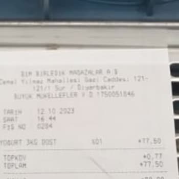 BİM Ürün Fiyatlama Etiket Fiyatı Değişimi