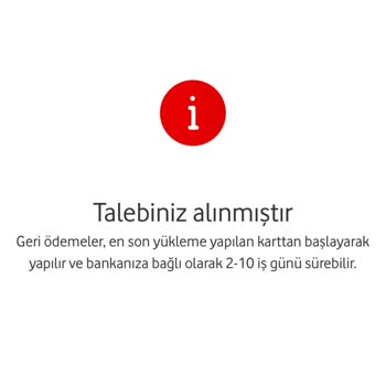 Vodafone Pay Paramı İade Etmiyor!