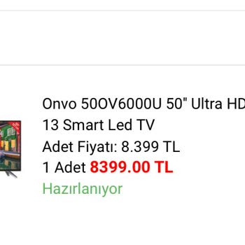 A101 Market Yanlış Model Televizyon Göndermesi