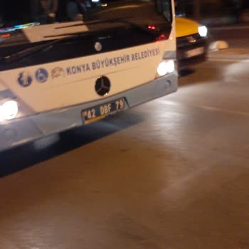 Konya Büyükşehir Belediyesi Otobüs Şoförünün Sorumsuzluğu