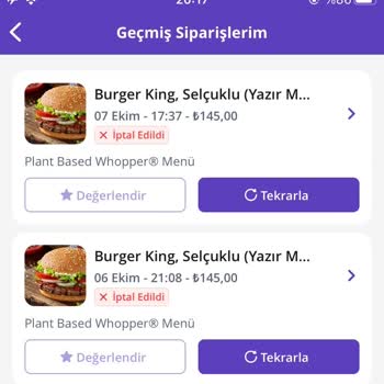 Getir Para İadelerimi Yapmadı