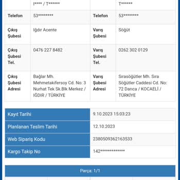 Sürat Kargo Kargomu İkitelli Şubesinde Bekletiyor