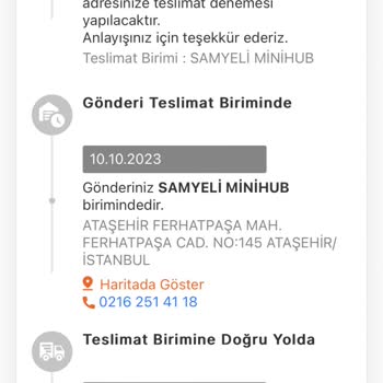 MNG Kargo Samyeli Minihub Teslimat