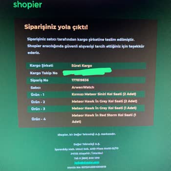 Shopier Arwen Watch Replika Ürün Satışı