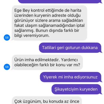 Getir Tatlıları Yiyerek İmha Ediyor