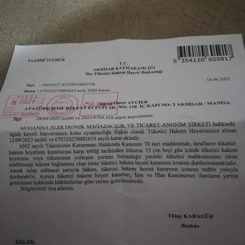 Modanisa Çözüm İstiyorum Lütfen