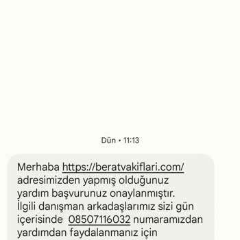 Berat Vakfı Adı Üzerinden Burs Verilecek Denilip Papara İle Hesap Açma