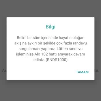 MHRS Randevu Alma Sorunu