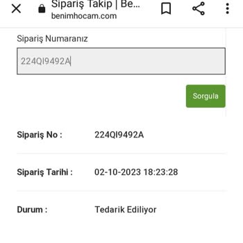 Benim Hocam Yayınevi Siparişim Kargoya Verilmiyor