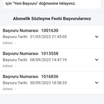 Hatsu Abonelik Feshi