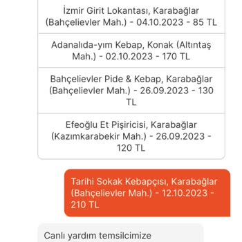 Migros Yemek İptal Edilen Siparişin Teslim Edildi Diye Görünmesi!