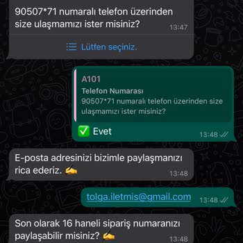A101 Web Sitesinden Alışveriş Yaptım Sizde Yaparken Düşününüz