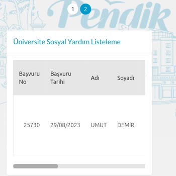 Pendik Belediyesi Yeni Üniversiteli Destek Yardımı