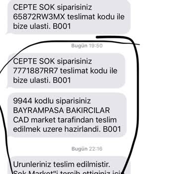 Şok Marketler Sipariş Verilen Saat Aralığında Gelmedi Hatta Hiç Gelmedi