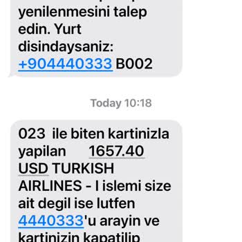 THY Biletleme Yapılamadı Ama Tahsilat Alındı. İademi Alamıyorum.
