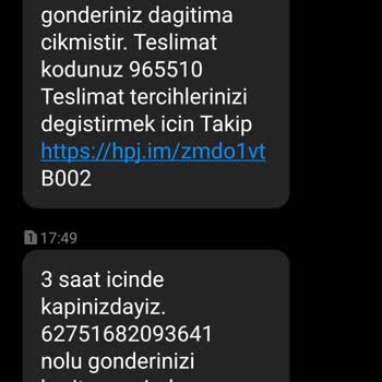 hepsiJET Adreste Bulunamadı Yalanı.