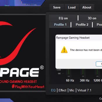 Rampage Driver Düzgün Çalışmıyor.
