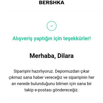 Bershka İnternet Sitesinden Alışveriş