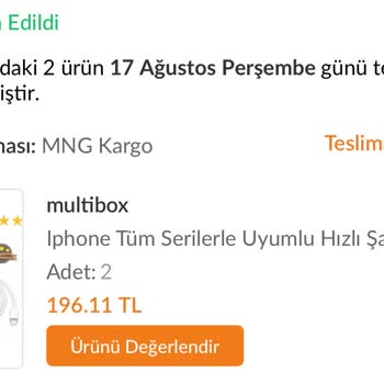 Trendyol Bfcgroup İPhone Şarj Aleti 2 Ay Olmadan Bozuldu!