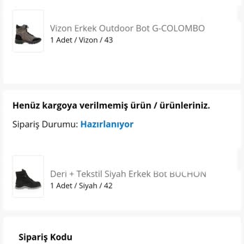 Morhipo Siparişlerin Kargolanmamış Olması