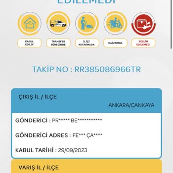 PTT Kargo Kargom Elime Ulaşamadı