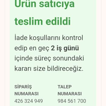 Hepsiburada Para İademi İstiyorum