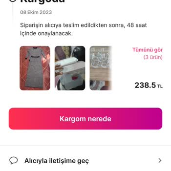 Gardrops Satış Yaptığım Ürün Teslim Edilmiş Onaylanmıyor.
