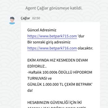 Betpark Bakiyemi Yüklemek İçin Banka Hesap Hareketlerimi İstiyor
