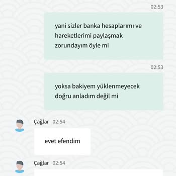 Betpark Banka Hesap Hareketlerimi Paylaşmamı İstiyor!